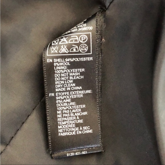 Forever 21 black peacoat - Picture 5 of 6